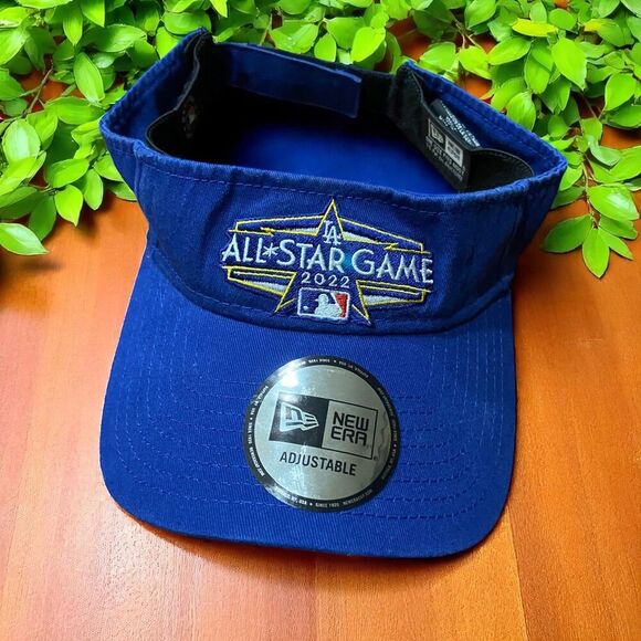 New Era Adjustable NWT MLB All Star Game 2022 LA Dodgers Visor Royal Blue - Picture 1 of 6